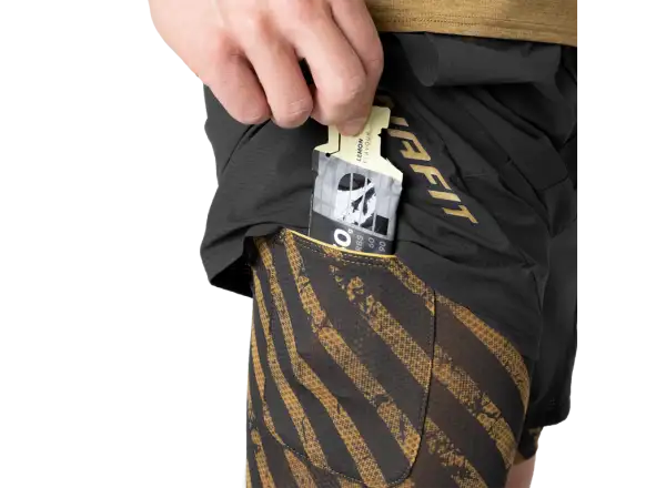Dynafit Trail 2in1 men's running shorts Black Out