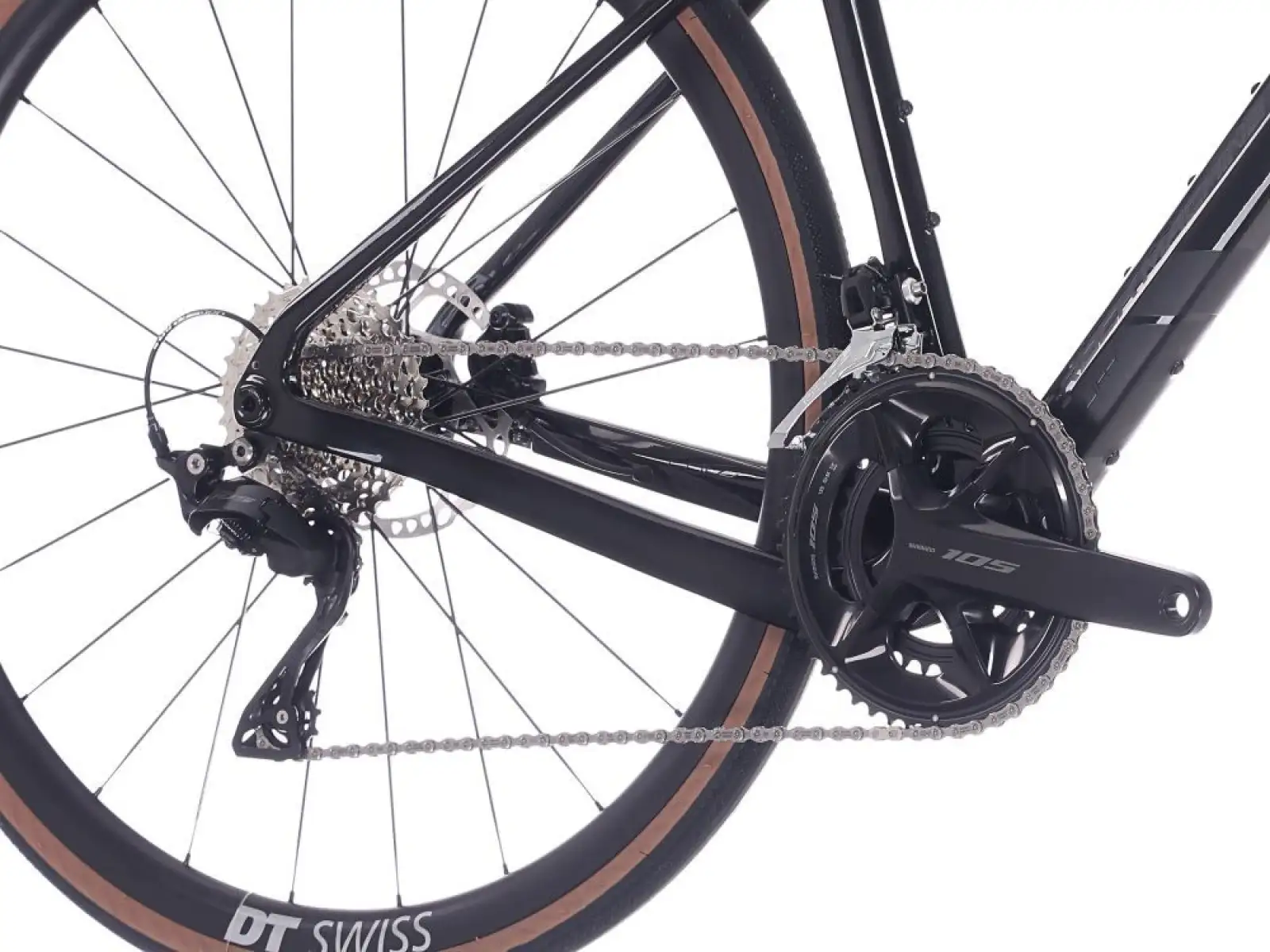 Rock Machine Lukk CR 80 gravel bike Gloss Metallic Black