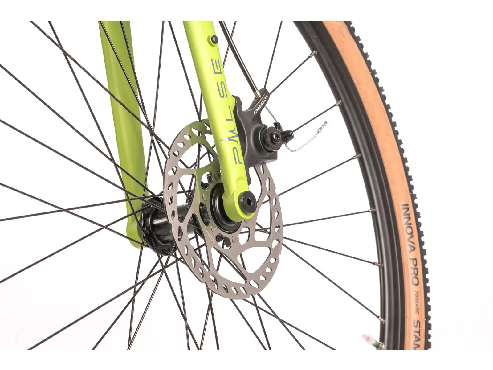 Beany Pulse 700 children's gravel bike neon yellow