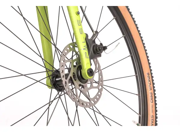 Beany Pulse 700 children's gravel bike neon yellow