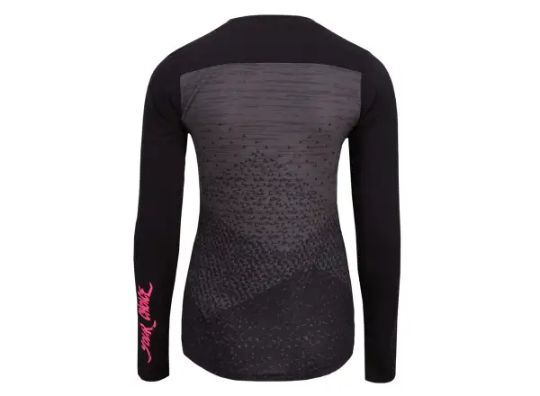 Silvini Ella women's jersey long sleeve Black/Fuchsia