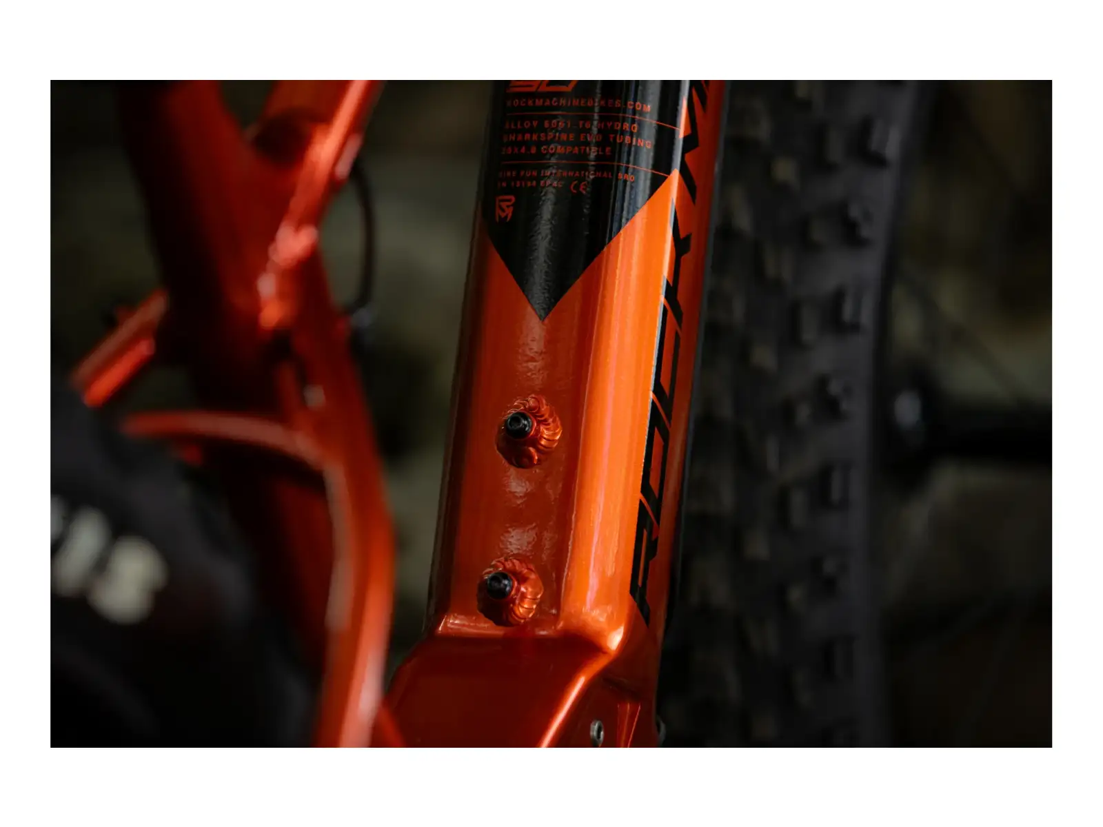 Rock Machine VYÖRY e90-26 fatbike electric bike Metallic Orange/Black SAMPLE