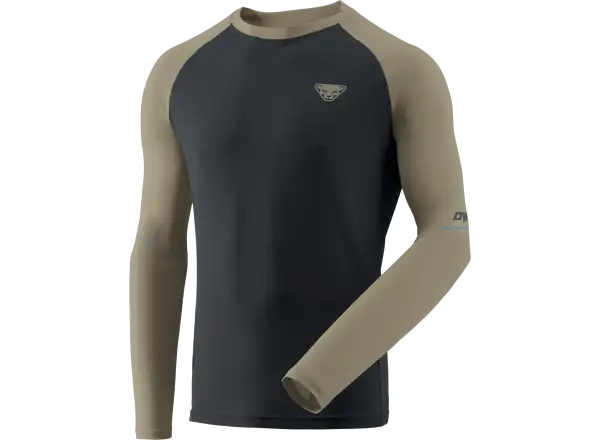 Dynafit Alpine Pro men's long sleeve shirt Blueberry/Rock Khaki
