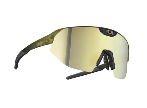 Neon Flame Glasses Crystal Olive Matt/Mirror Bronze