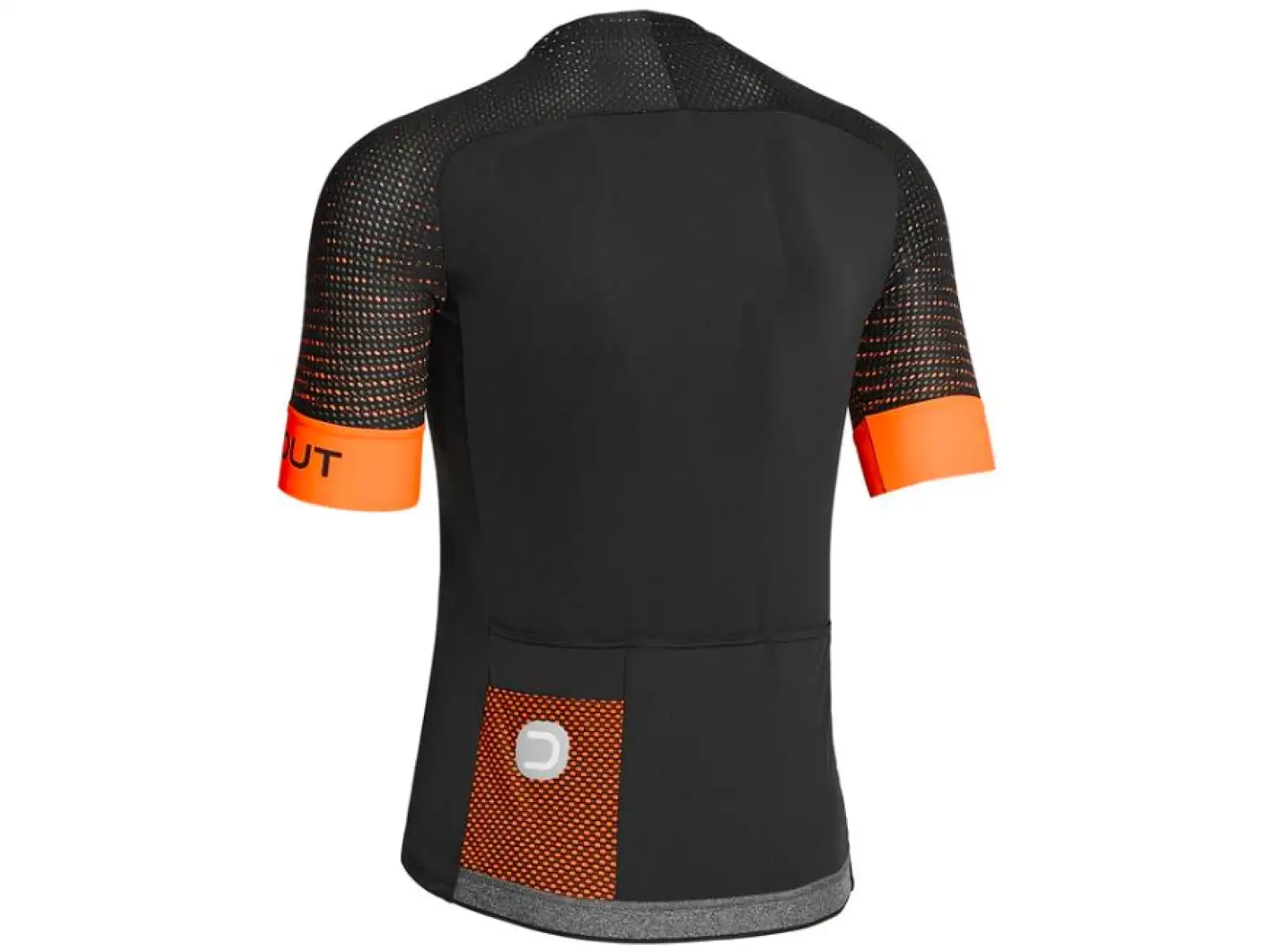 Dotout Hybrid men's jersey short sleeve Black/Fluo Orange