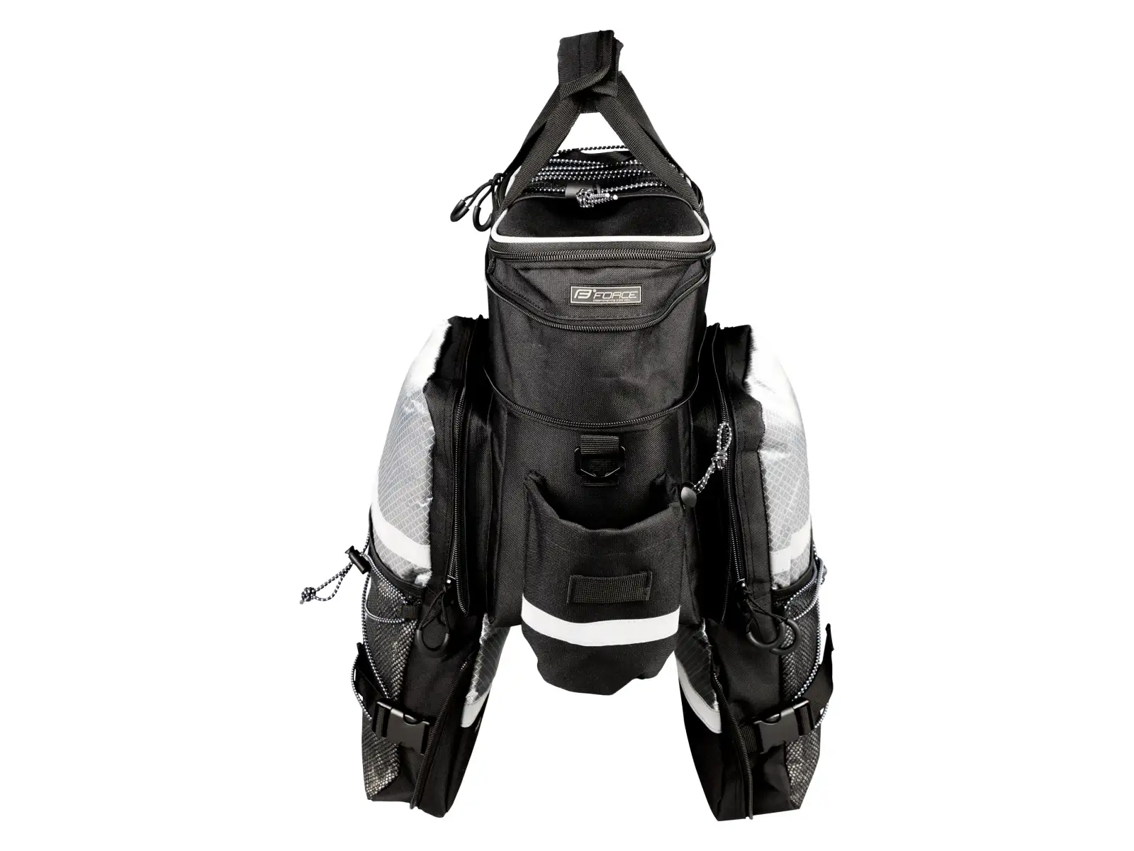 Force Large bag on rear rack 20 l black