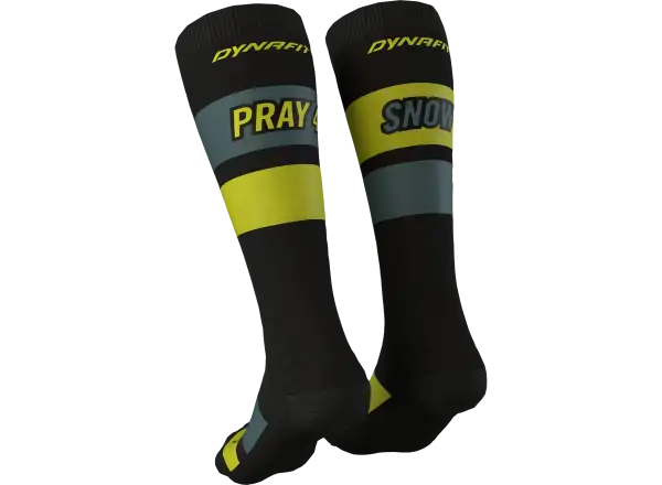 Dynafit Free Touring ski socks Black Out/Stripes