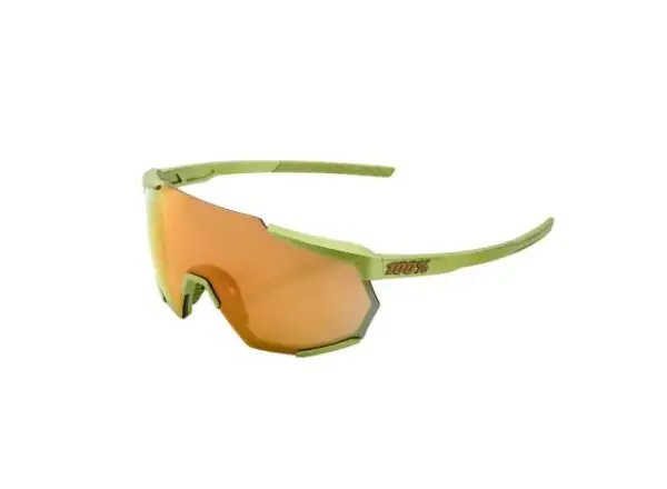 100% Racetrap Glasses Matte Metallic Viperidae/Bronze Multilayer Mirror Lens