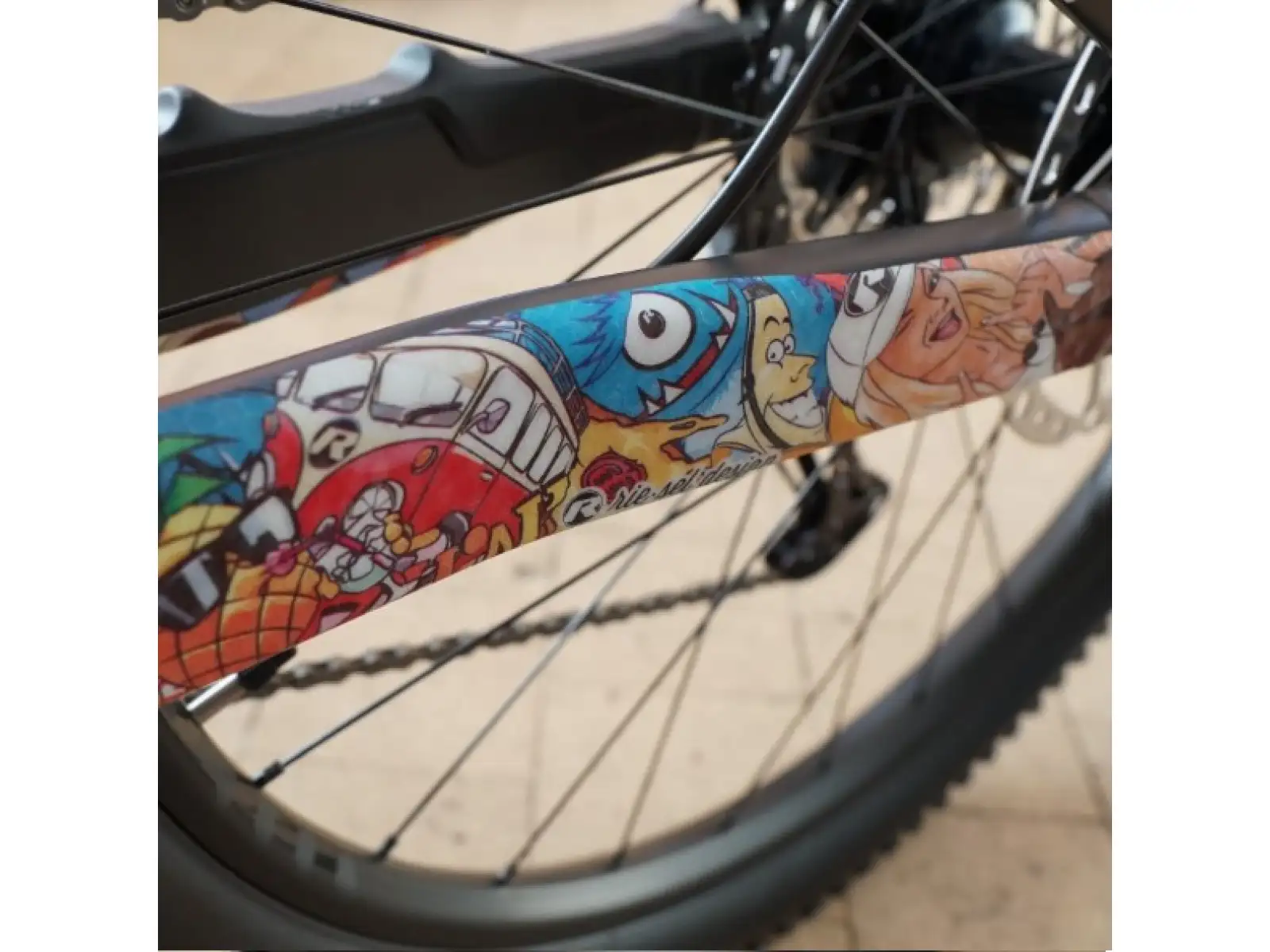Rie:sel Design TAPE 3000 foil under chain Stickerbomb Eyecatcher