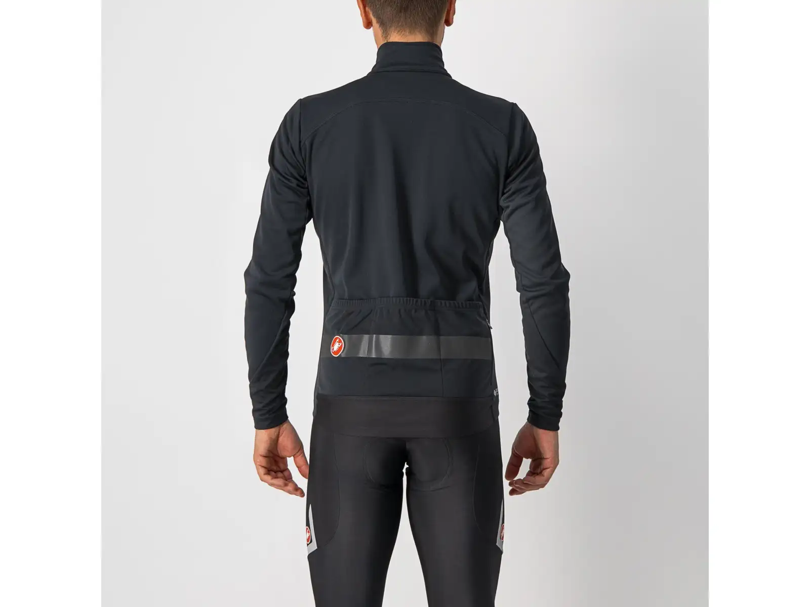 Castelli Raddoppia 3 men's jacket Light Black/Black Reflex