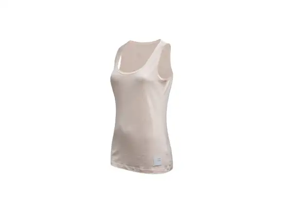 Sensor Merino Lite women's sleeveless shirt Mottled Beige