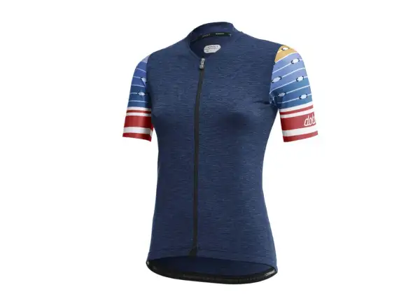 Dotout Touch women's jersey short sleeve Melange Blue