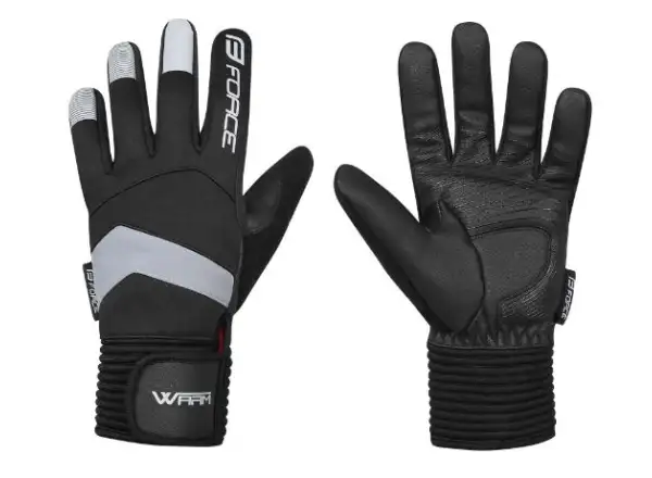 Force Warm winter gloves black