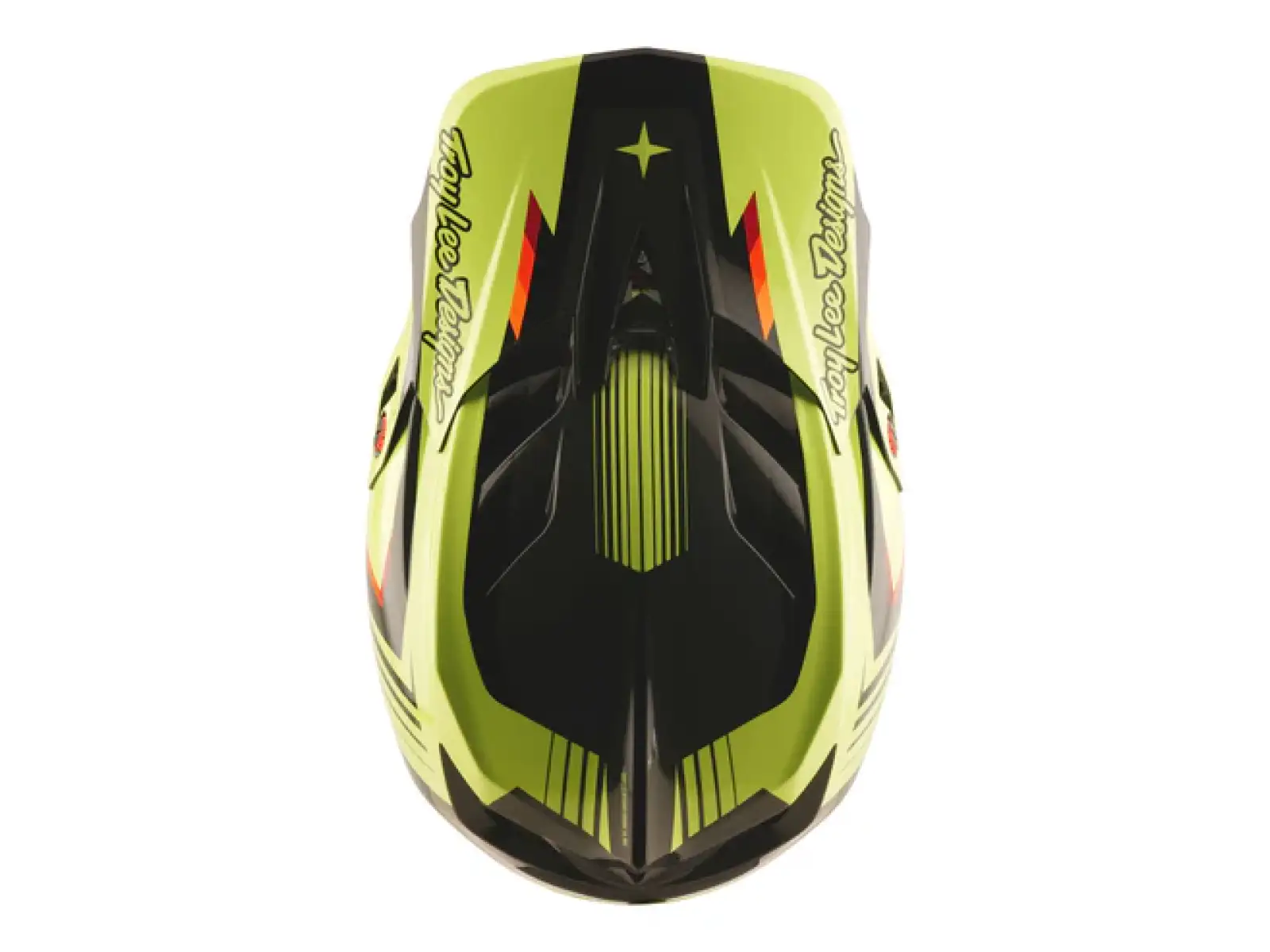 Troy Lee Designs D4 Polyacrylite Qualifier helmet Black/Yellow