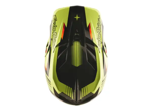Troy Lee Designs D4 Polyacrylite Qualifier helmet Black/Yellow