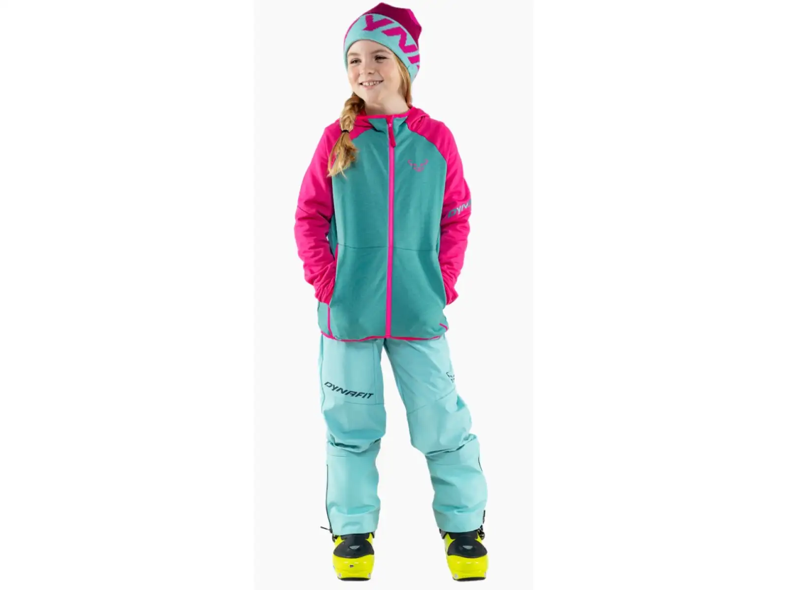 Dynafit Youngstar Polartec kids' jacket Flamingo