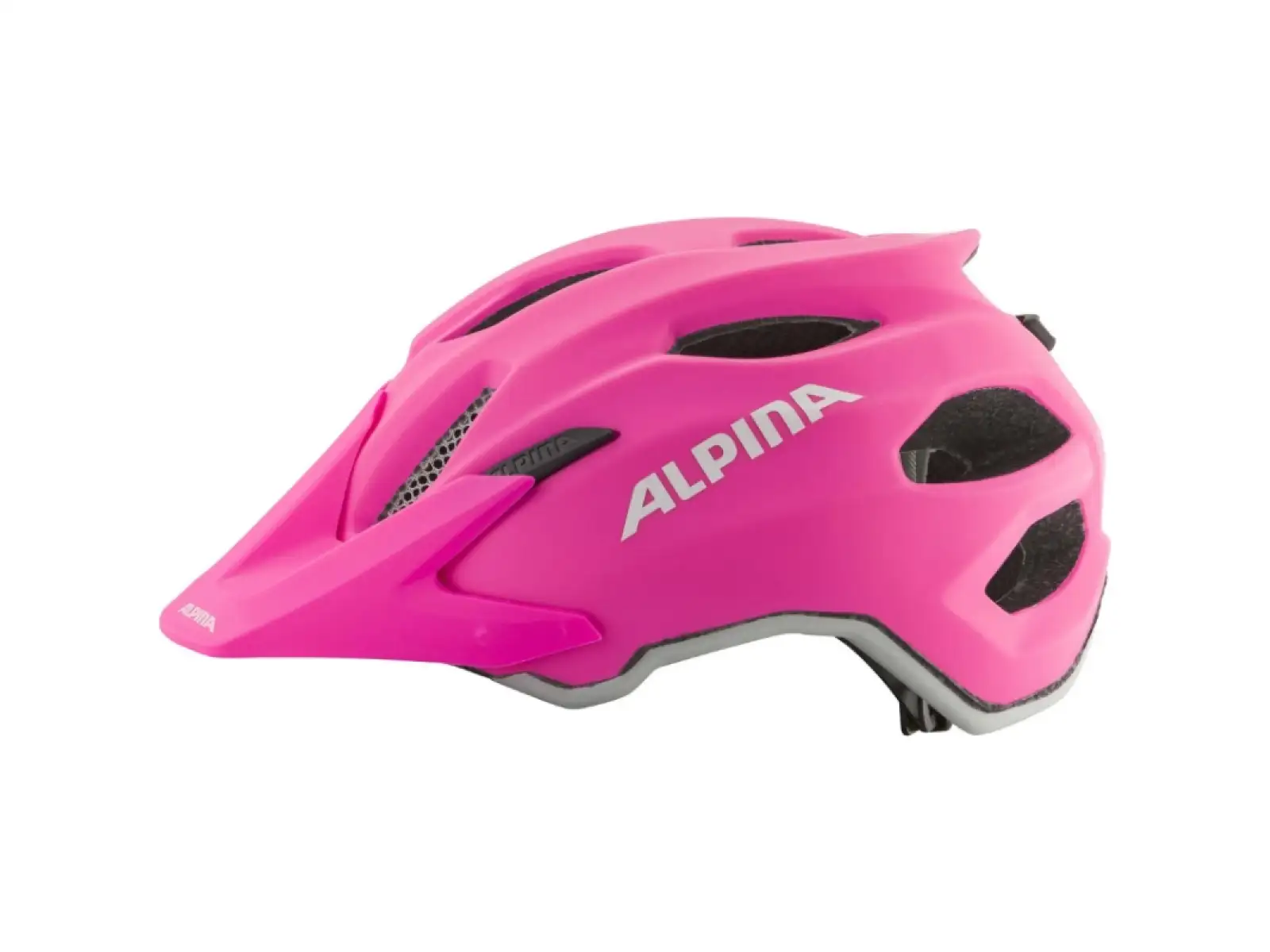 Alpina Carapax JR. cycling helmet Shocking Pink Matt