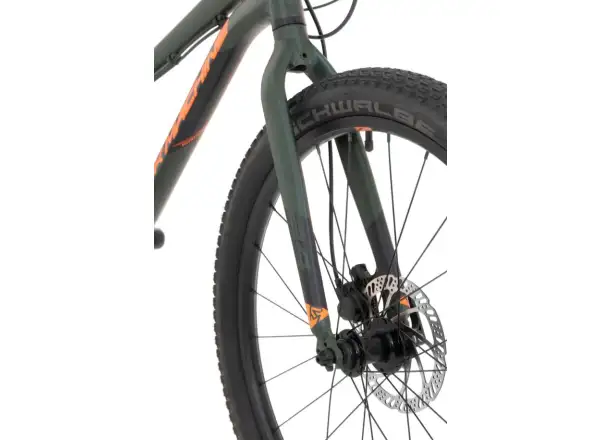 Rock Machine Blizz 24" HD children's mountain bike khaki/orange