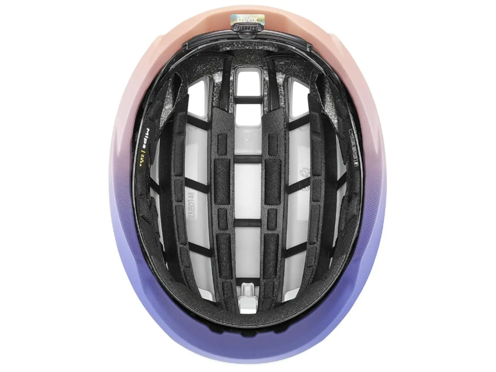 Uvex Surge Aero MIPS road helmet White/Lila Apricot Matt