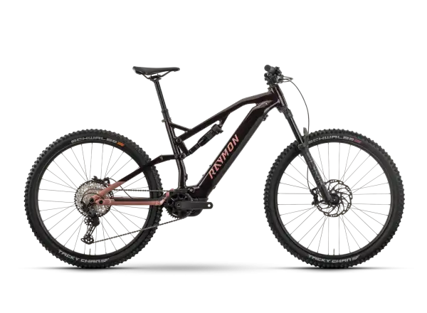Raymon Trailray 150 Pro full-suspension e-bike nebularred/pinky/black