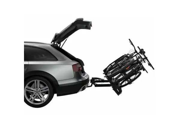 Thule VeloSpace XT carrier on tow bar for 3-4 bikes