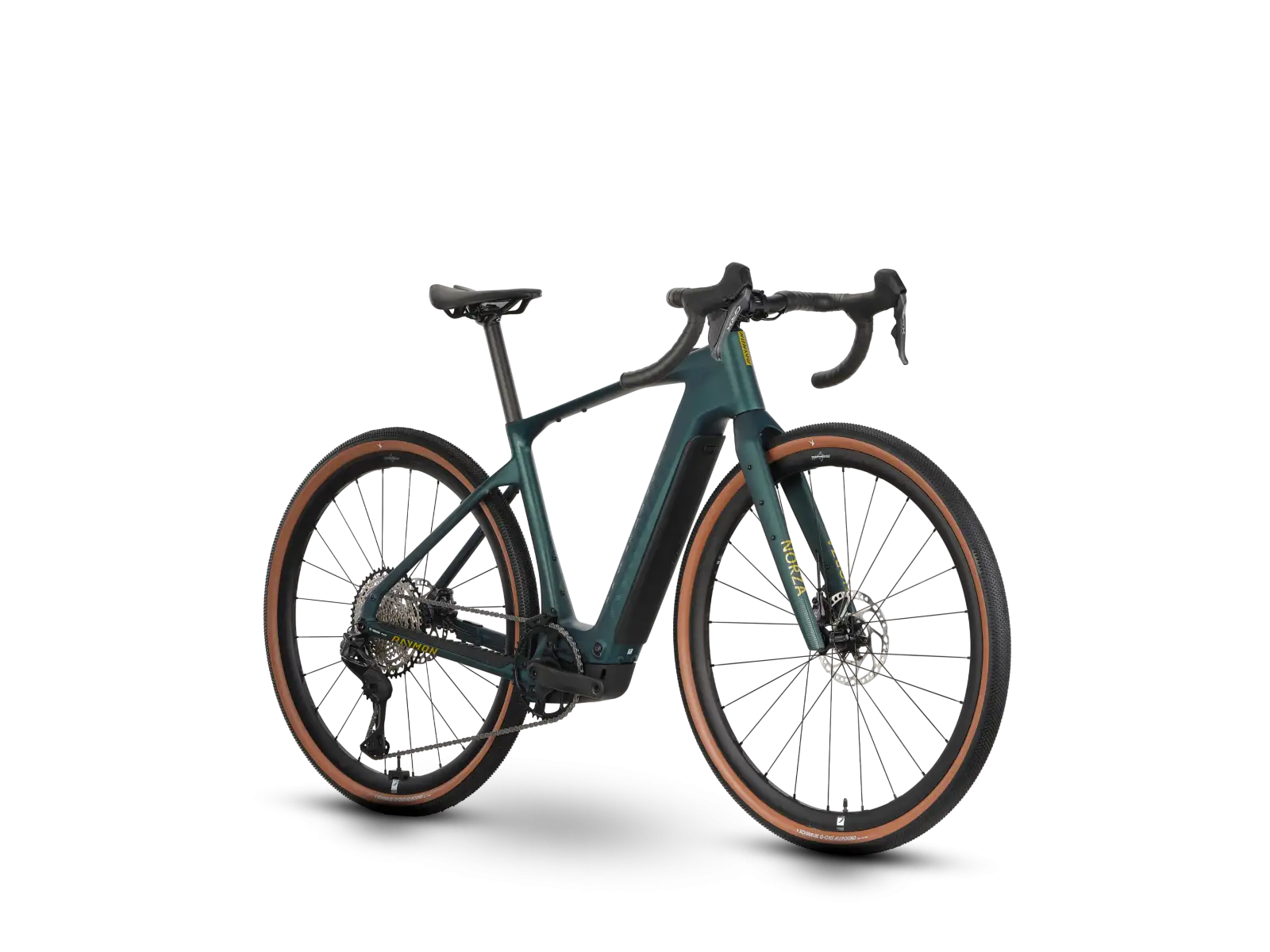 Raymon Norza Pro pinegreen gravel e-bike - CHECKED