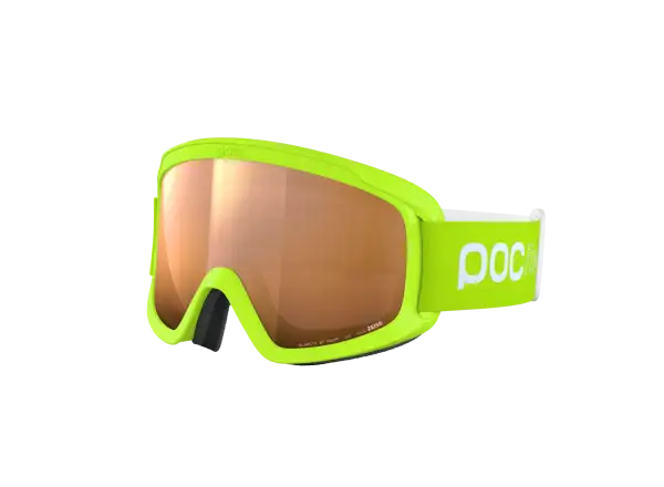 POC POCito Retina children's ski goggles Fluorescent Yellow/Green/Partly Sunny Light Orange