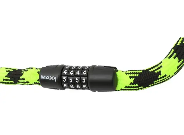 Max1 Twist chain combination lock 3,2x1200 mm green/black