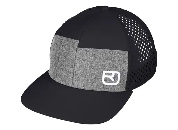 Ortovox Logo Air Trucker cap Black Raven