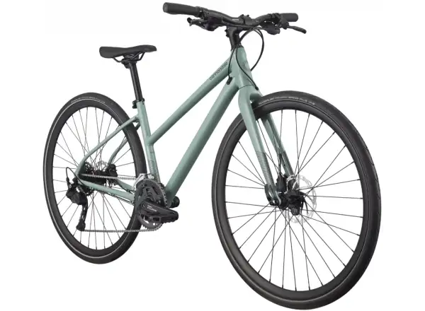 Cannondale Quick 3 Remixte Step-thru trekking bike Sage