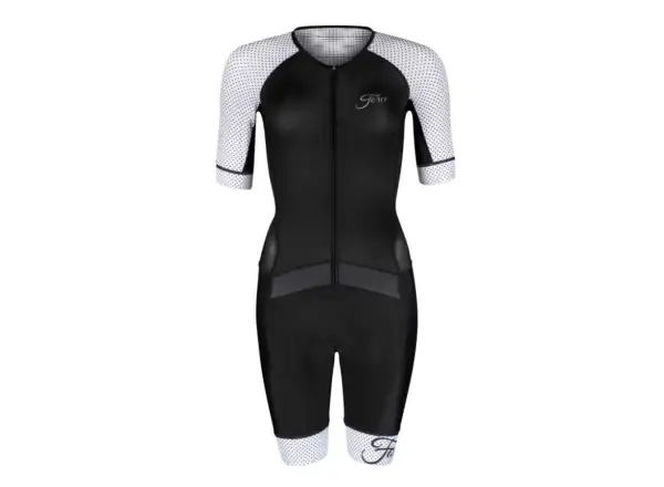 Force Points Lady women's cycling suit black/white