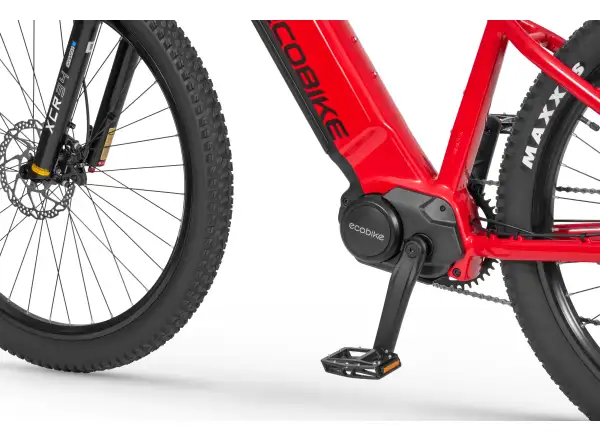Ecobike RX 500 720 Wh Black Red mountain e-bike