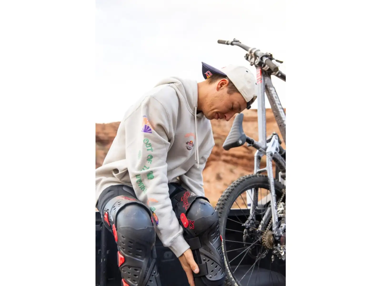 Troy Lee Designs x Red Bull Rampage Valley of Gods men's hoodie Bone