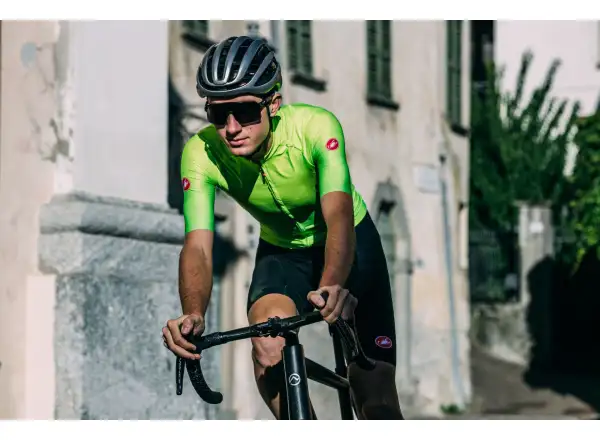 Castelli Aero Race 6.0 men's jersey short sleeve Electric Lime