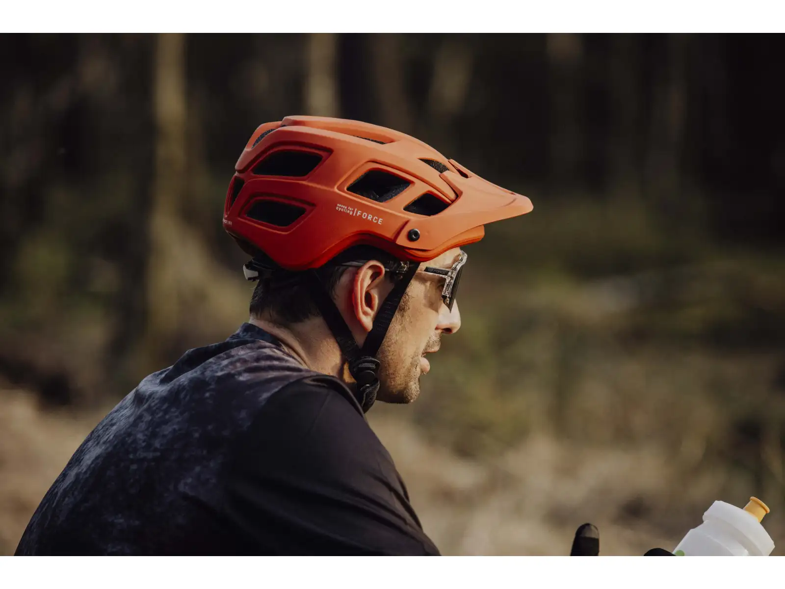 Force Ibex Mtb helmet orange matte