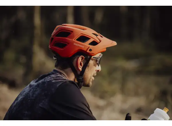Force Ibex Mtb helmet orange matte