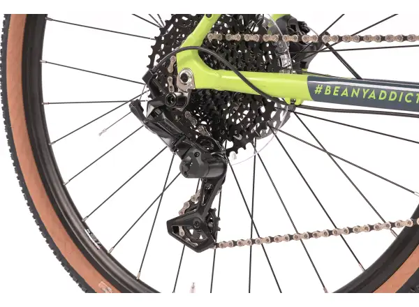 Beany Pulse 700 children's gravel bike neon yellow