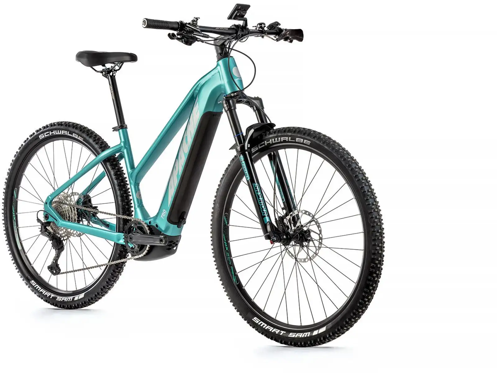 Apache Hupahu 2 Lady Pearl Teal mountain e-bike