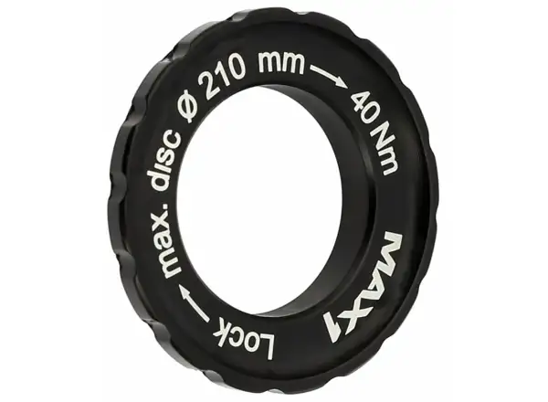 MAX1 Center Lock/6 holes adapter black