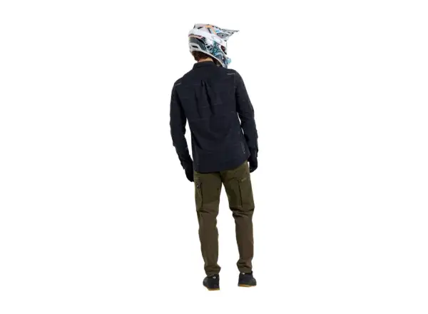 Troy Lee Designs Grind Flannel men's shirt Plaid Carbon