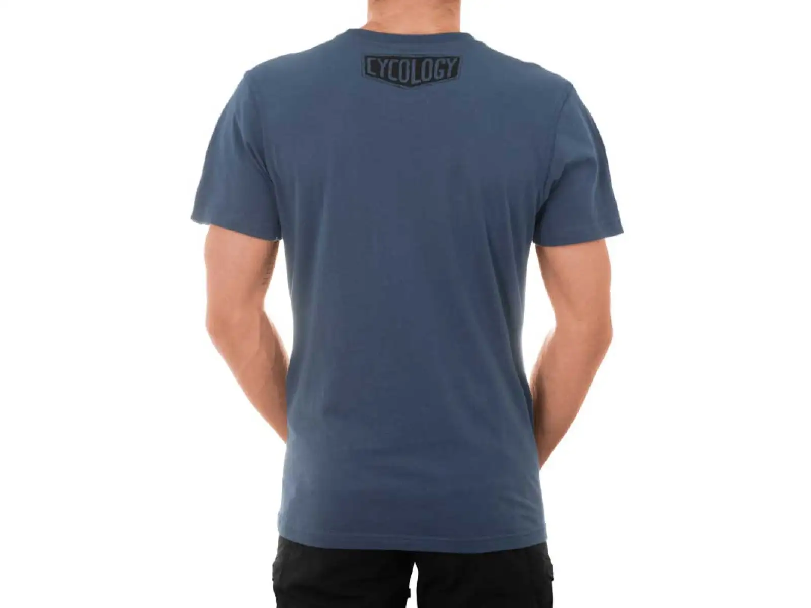 Cycology Road Trip MTB men's short sleeve t-shirt blue size M