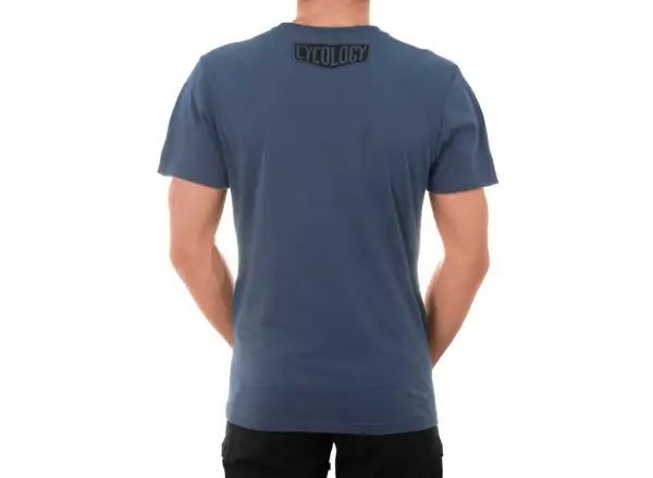 Cycology Road Trip MTB men's short sleeve t-shirt blue size M
