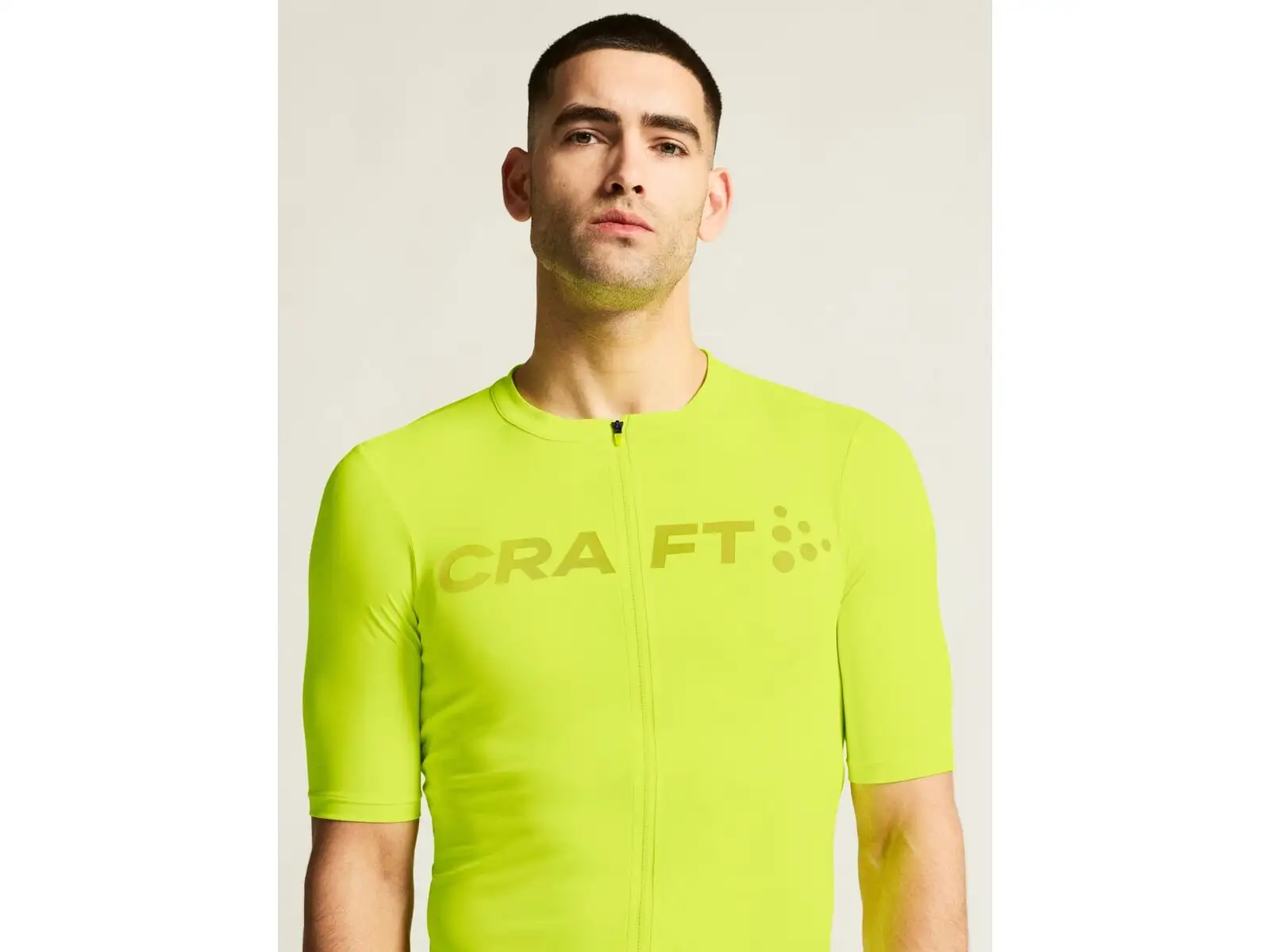 Craft Endur Logo men's jersey short sleeve yellow