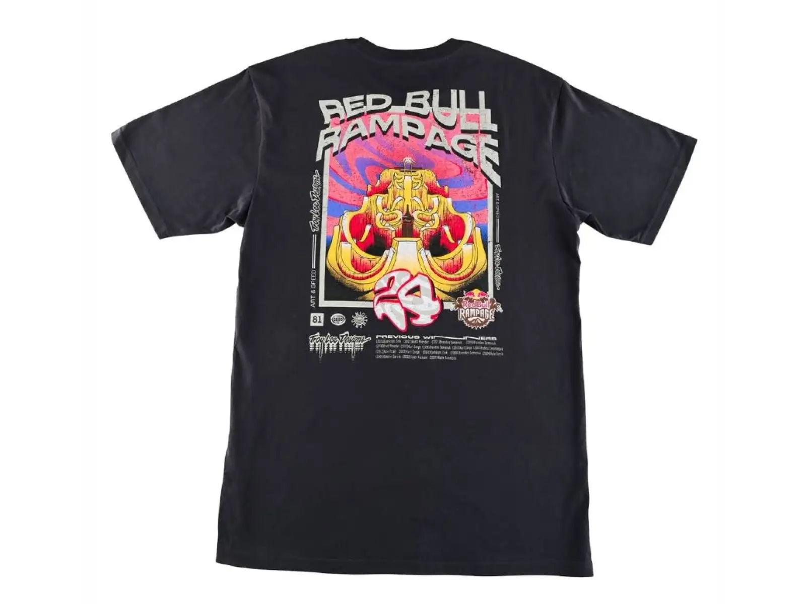 Troy Lee Designs x Red Bull Rampage Mind Melt men's short sleeve t-shirt Coal