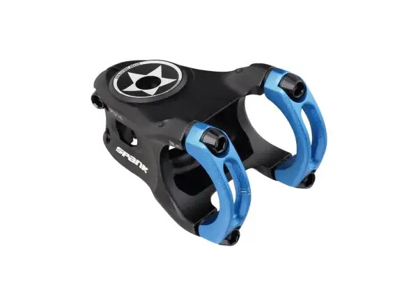 Spank Split 35 stem 35 mm black/blue