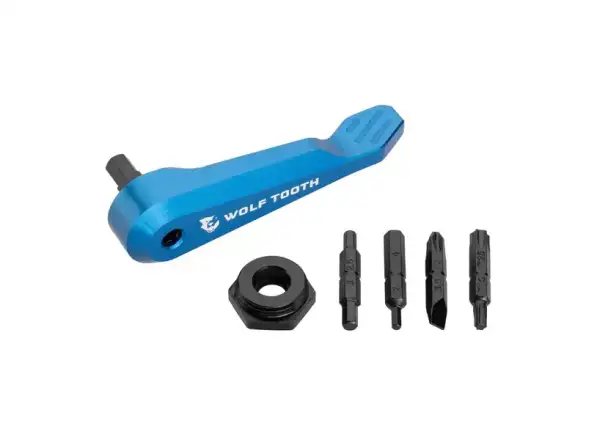 Wolf Tooth Axle Handle Multi-Tool blue