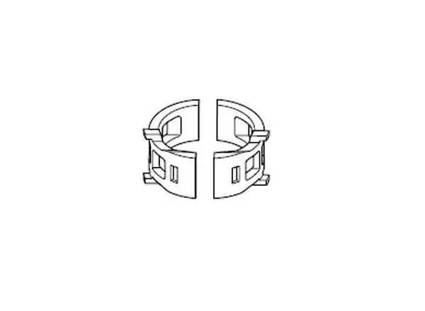 Shimano Front Derailleur Adapter from 34.9 to 28.6 mm