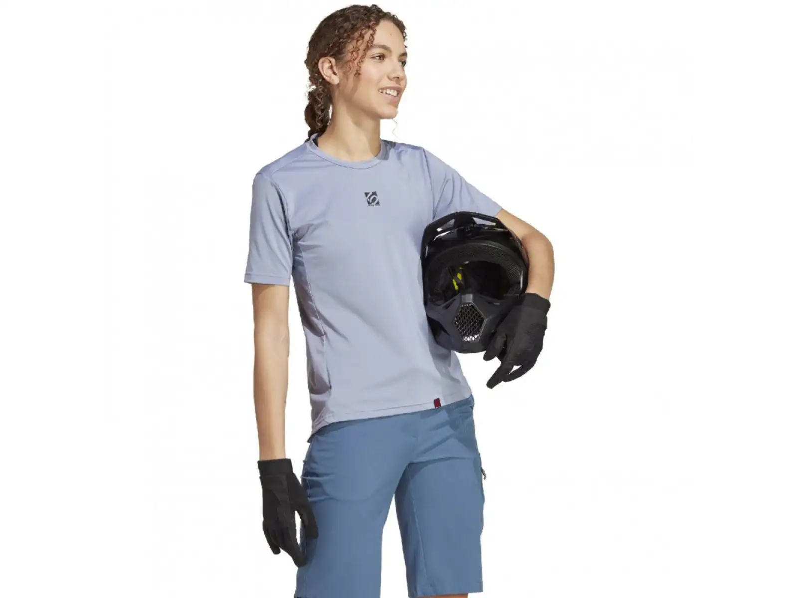 Five Ten TrailX women's jersey short sleeve Silver Violet