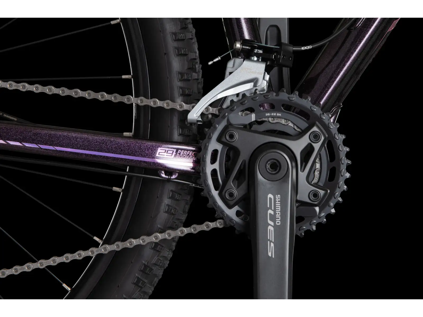 4Ever Ibiza Twenty Lady 29" women's mountain bike Violet/hologram