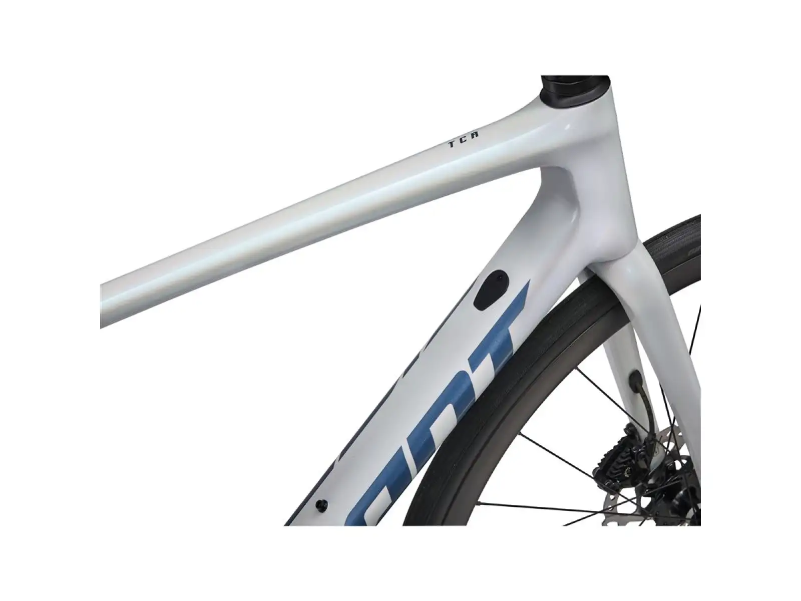 Giant TCR Advanced 1 Disc-PC road bike unicorn white